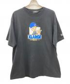 X-LARGEエクストララージ）の古着「プリントTシャツ」｜ブラック