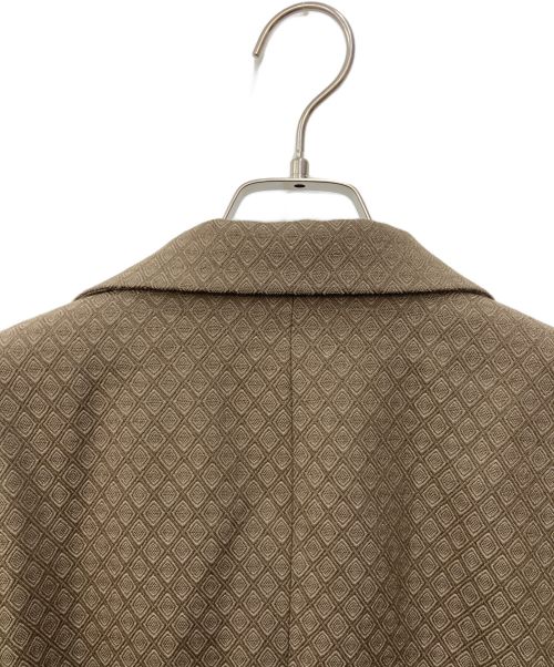 ETHOSENS（エトセンス）ETHOSENS (エトセンス) Rhombus 3collar jaket ブラウン サイズ:SIZE0の古着・服飾アイテム
