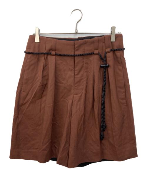 ETHOSENS（エトセンス）ETHOSENS (エトセンス) Half pants ブラウン サイズ:SIZE 1の古着・服飾アイテム