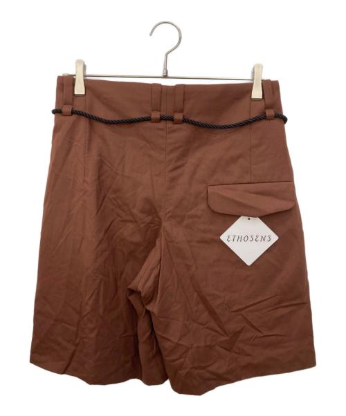 ETHOSENS（エトセンス）ETHOSENS (エトセンス) Half pants ブラウン サイズ:SIZE 1の古着・服飾アイテム