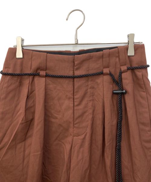 ETHOSENS（エトセンス）ETHOSENS (エトセンス) Half pants ブラウン サイズ:SIZE 1の古着・服飾アイテム