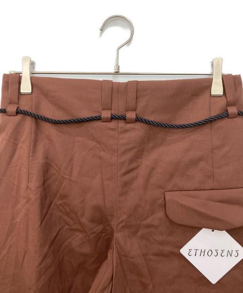 ETHOSENS（エトセンス）ETHOSENS (エトセンス) Half pants ブラウン サイズ:SIZE 1の古着・服飾アイテム