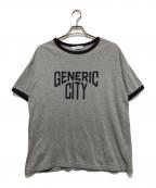 SASQUATCHfabrix.サスクワッチファブリックス）の古着「リンガーtシャツ」｜グレー