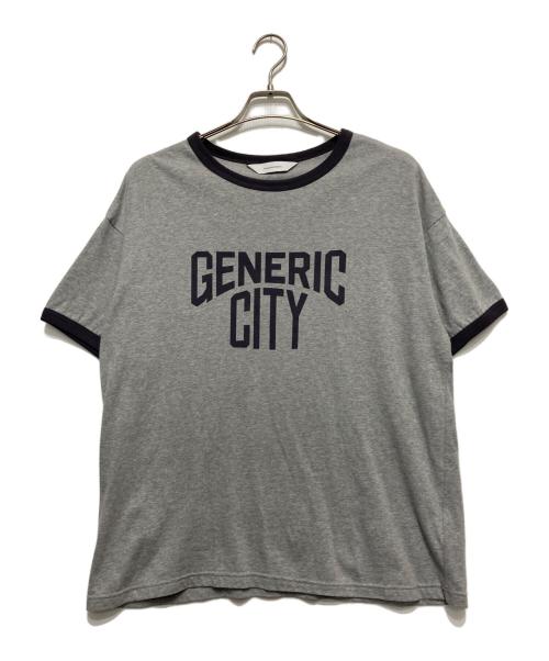 SASQUATCHfabrix.（サスクワッチファブリックス）SASQUATCHfabrix. (サスクワッチファブリックス) リンガーtシャツ グレー サイズ:Lの古着・服飾アイテム