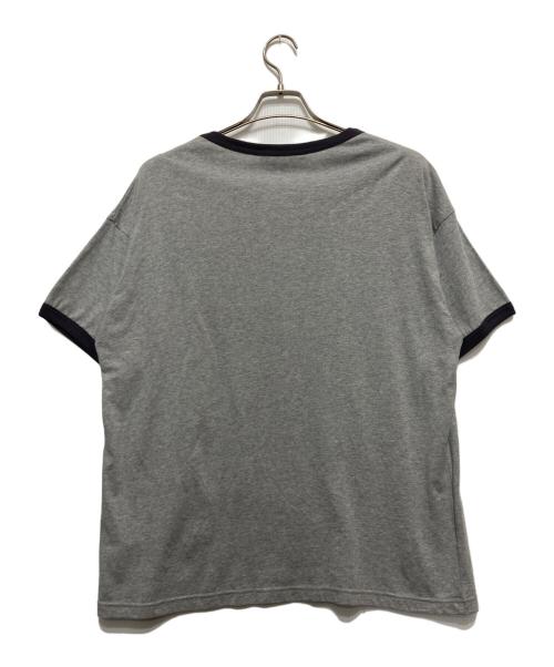 SASQUATCHfabrix.（サスクワッチファブリックス）SASQUATCHfabrix. (サスクワッチファブリックス) リンガーtシャツ グレー サイズ:Lの古着・服飾アイテム