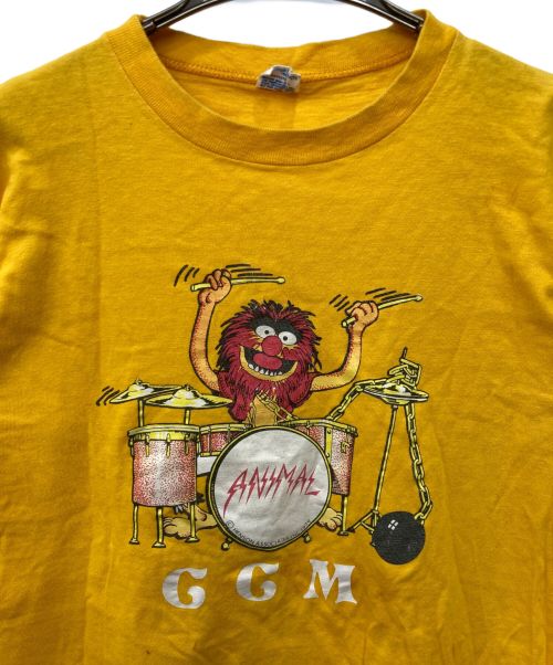 Champion（チャンピオン）Champion (チャンピオン) 70’s プリントTシャツ イエロー サイズ:Mの古着・服飾アイテム