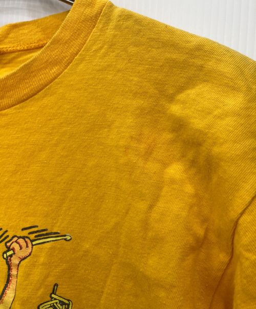 Champion（チャンピオン）Champion (チャンピオン) 70’s プリントTシャツ イエロー サイズ:Mの古着・服飾アイテム