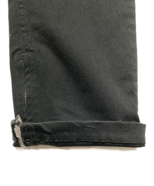 nonnative（ノンネイティブ）nonnative (ノンネイティブ) 裾ジップパンツ ブラック サイズ:不明の古着・服飾アイテム