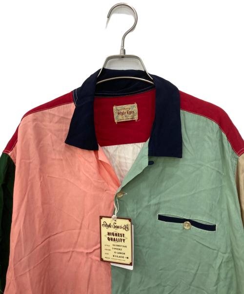 STYLE EYES（スタイルアイズ）STYLE EYES (スタイルアイズ) S/Sオープンカラーシャツ マルチカラー サイズ:XLの古着・服飾アイテム