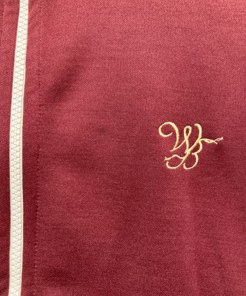 WALES BONNER（ウェールズボナー）WALES BONNER (ウェールズボナー) ’STUDIO’SWEATSHIRT バーガンディー サイズ:Lの古着・服飾アイテム