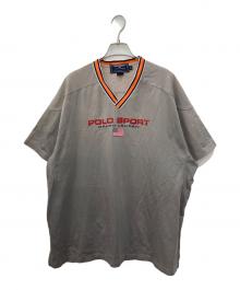 POLO SPORT（ポロスポーツ）の古着「Vネックカットソー」｜グレー