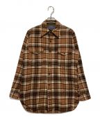 PENDLETONペンドルトン）の古着「オンブレウールチェックシャツ」｜ブラウン