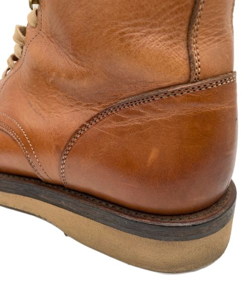 MOTO（モト）MOTO (モト) レースアップブーツ ブラウン サイズ:不明の古着・服飾アイテム