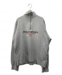 POLO SPORT（ポロスポーツ）の古着「ハーフジップスウェット」｜グレー
