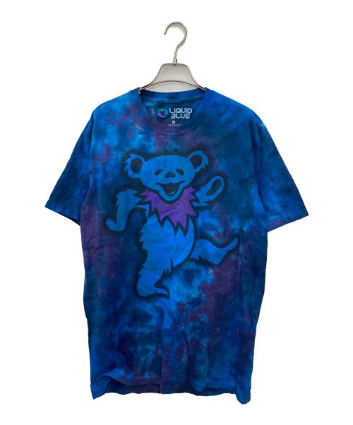 LIQUID BLUE（リキッドブルー）LIQUID BLUE (リキッドブルー) greatful dead (グレイトフルデッド) タイダイTシャツ ブルー サイズ:Mの古着・服飾アイテム