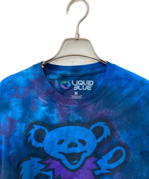 LIQUID BLUE（リキッドブルー）LIQUID BLUE (リキッドブルー) greatful dead (グレイトフルデッド) タイダイTシャツ ブルー サイズ:Mの古着・服飾アイテム