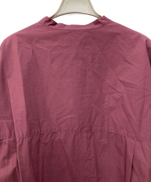 Graphpaper（グラフペーパー）Graphpaper (グラフペーパー) オリジナルタイプライターシャツ ワインレッド サイズ:FREEの古着・服飾アイテム