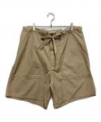 Graphpaperグラフペーパー）の古着「ハーフパンツ」｜ベージュ