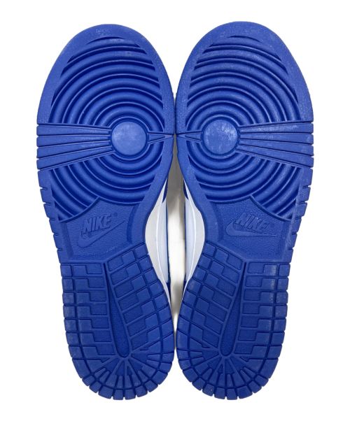 NIKE（ナイキ）NIKE (ナイキ) DUNK HI RETRO WHITE/GAME ROYAL-TOTAL ORANGE　ダンクハイレトロ ホワイト/ゲーム　ロイヤルトータルオレンジ ブルー×ホワイト サイズ:27㎝の古着・服飾アイテム