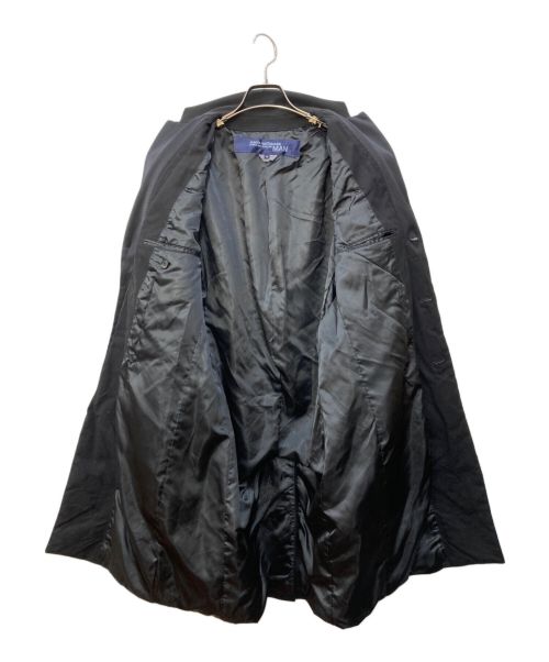 JUNYA WATANABE COMME des GARCONS（(ジュンヤワタナベ コムデギャルソン）JUNYA WATANABE COMME des GARCONS ((ジュンヤワタナベ コムデギャルソン) ナイロンオックス製品染めパッチワークコート ブラック サイズ:Sの古着・服飾アイテム