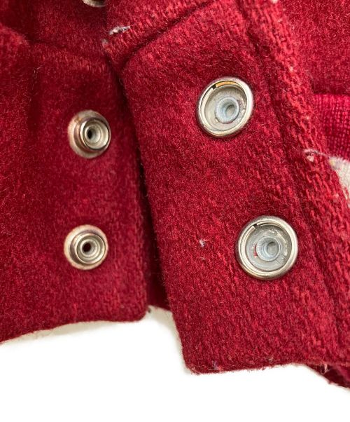 DEERFOOT（ディアフット）DEERFOOT (ディアフット) 80'sアワードジャケット レッド サイズ:Lの古着・服飾アイテム