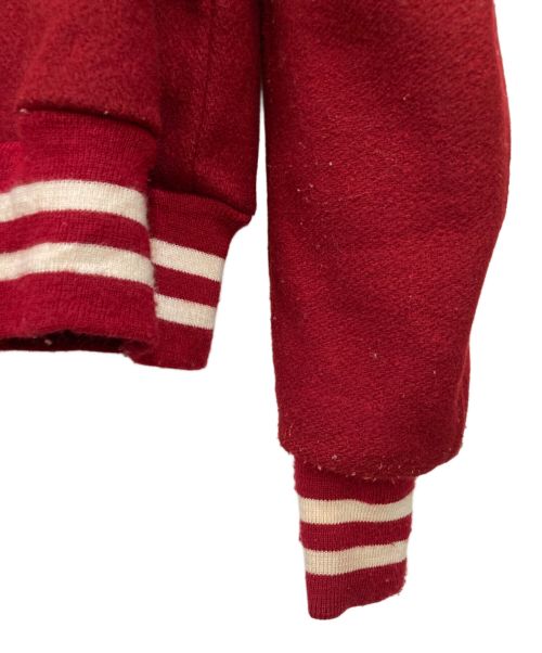 DEERFOOT（ディアフット）DEERFOOT (ディアフット) 80'sアワードジャケット レッド サイズ:Lの古着・服飾アイテム