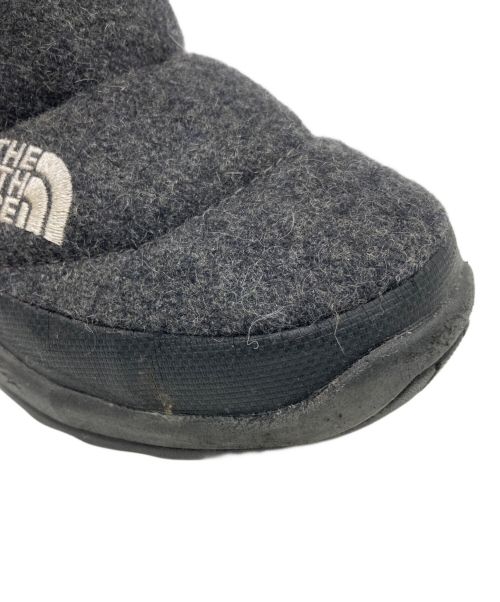 THE NORTH FACE（ザ ノース フェイス）THE NORTH FACE (ザ ノース フェイス) Nuptse Bootie Wool　ヌプシブーティウール グレー サイズ:23㎝の古着・服飾アイテム