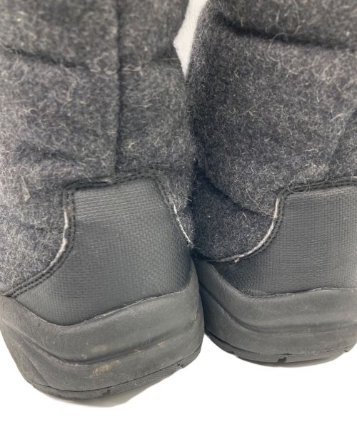 THE NORTH FACE（ザ ノース フェイス）THE NORTH FACE (ザ ノース フェイス) Nuptse Bootie Wool　ヌプシブーティウール グレー サイズ:23㎝の古着・服飾アイテム