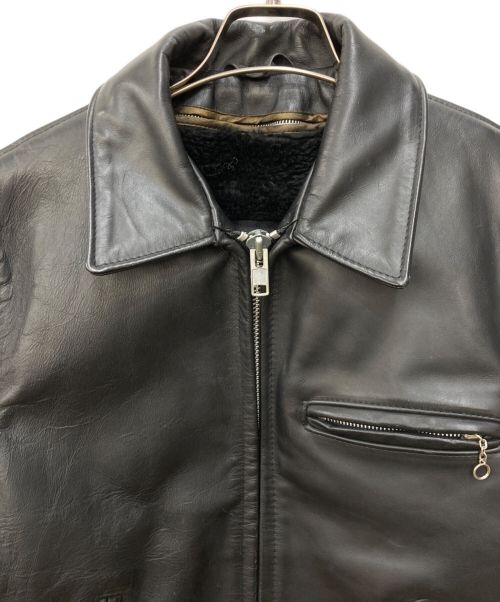 Schott（ショット）Schott (ショット) ライナー付６４３シングルライダースジャケット ブラック サイズ:SIZE34の古着・服飾アイテム