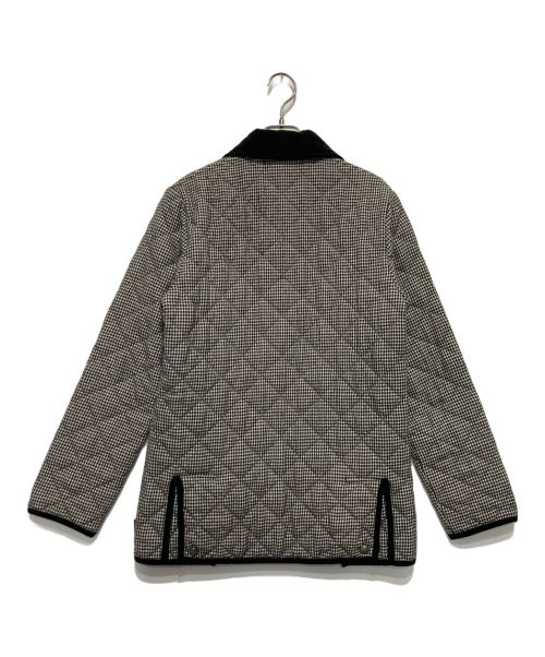 Traditional Weatherwear（トラディショナルウェザーウェア）Traditional Weatherwear (トラディショナルウェザーウェア) 千鳥格子キルティングジャケット グレー サイズ:SIZE36の古着・服飾アイテム