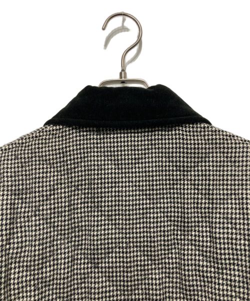 Traditional Weatherwear（トラディショナルウェザーウェア）Traditional Weatherwear (トラディショナルウェザーウェア) 千鳥格子キルティングジャケット グレー サイズ:SIZE36の古着・服飾アイテム