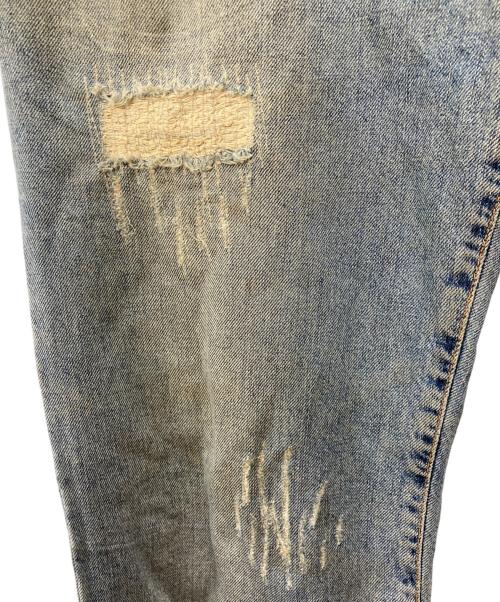 D&G（ディーアンドジー）D&G (ディーアンドジー) ダメージデニムパンツ インディゴ サイズ:SIZE46の古着・服飾アイテム