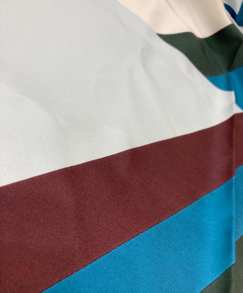 HERMES（エルメス）HERMES (エルメス) カレ90 ホワイト×ブルーの古着・服飾アイテム