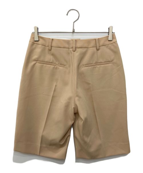 ETRE TOKYO（エトレトウキョウ）ETRE TOKYO (エトレトウキョウ) センタープレスバミューダパンツ ベージュ サイズ:Sの古着・服飾アイテム