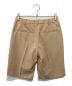 ETRE TOKYO (エトレトウキョウ) センタープレスバミューダパンツ ベージュ サイズ:S：4500円