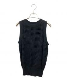 TODAYFUL（トゥデイフル）の古着「Mesh Knit Tops」｜ブラック