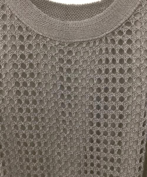 TODAYFUL（トゥデイフル）TODAYFUL (トゥデイフル) Mesh Knit Tops ブラック サイズ:FREEの古着・服飾アイテム