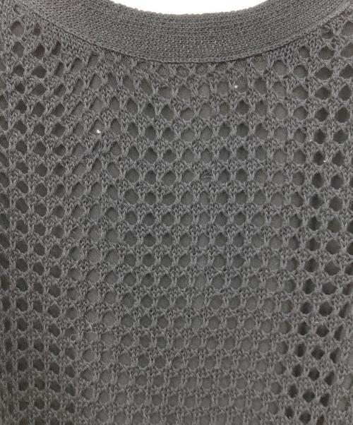 TODAYFUL（トゥデイフル）TODAYFUL (トゥデイフル) Mesh Knit Tops ブラック サイズ:FREEの古着・服飾アイテム