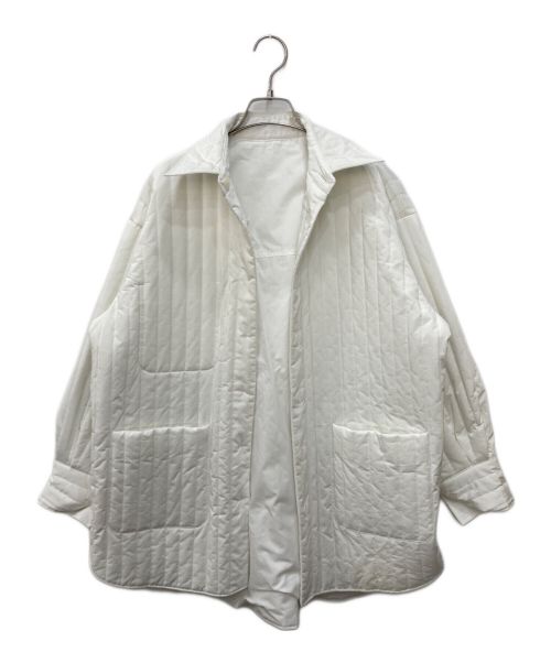 ETRE TOKYO（エトレトウキョウ）ETRE TOKYO (エトレトウキョウ) キルティング リバーシブル シャツジャケット ホワイト サイズ:Sの古着・服飾アイテム