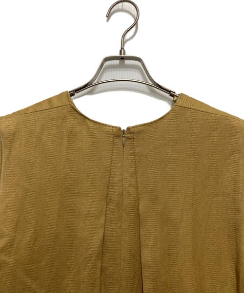 ADORE（アドーア）ADORE (アドーア) 麻ツイル ワンピース ベージュ サイズ:SIZE38の古着・服飾アイテム