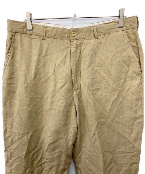 POLO RALPH LAUREN（ポロ・ラルフローレン）POLO RALPH LAUREN (ポロ・ラルフローレン) シルクリネンパンツ ベージュ サイズ:SIZE91㎝（W36）の古着・服飾アイテム