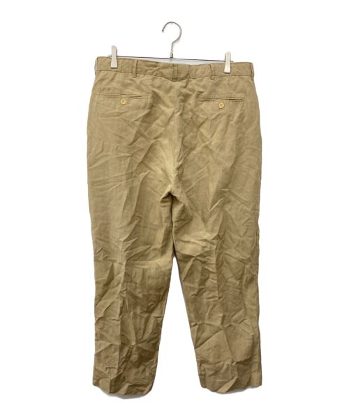 POLO RALPH LAUREN（ポロ・ラルフローレン）POLO RALPH LAUREN (ポロ・ラルフローレン) シルクリネンパンツ ベージュ サイズ:SIZE91㎝（W36）の古着・服飾アイテム