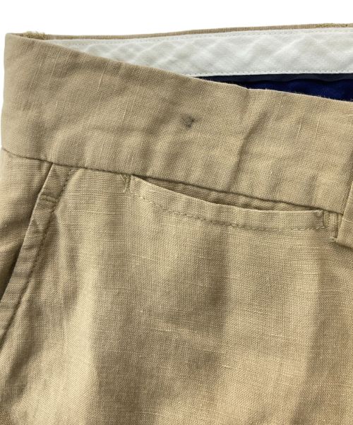 POLO RALPH LAUREN（ポロ・ラルフローレン）POLO RALPH LAUREN (ポロ・ラルフローレン) シルクリネンパンツ ベージュ サイズ:SIZE91㎝（W36）の古着・服飾アイテム