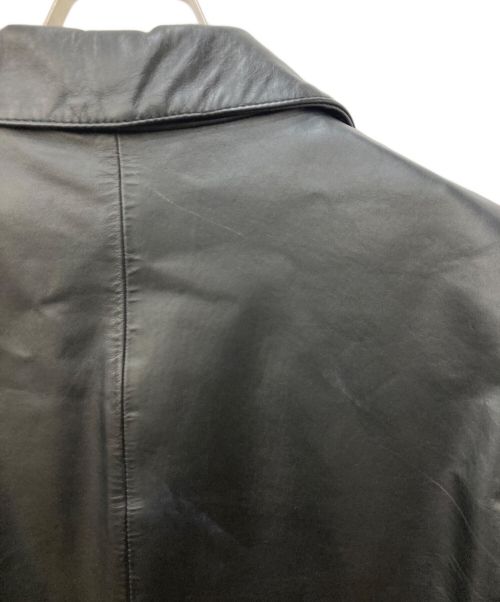 OLD GAP（オールドギャップ）OLD GAP (オールドギャップ) レザーコート ブラック サイズ:Mの古着・服飾アイテム
