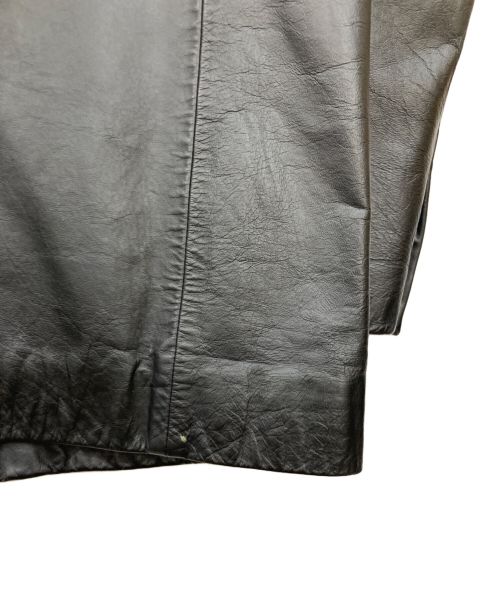 OLD GAP（オールドギャップ）OLD GAP (オールドギャップ) レザーコート ブラック サイズ:Mの古着・服飾アイテム