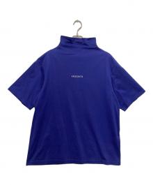 ETHOSENS（エトセンス）の古着「ハイネックTシャツ」｜ネイビー