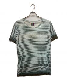FACETASM（ファセッタズム）の古着「ボーダーTシャツ」｜グリーン