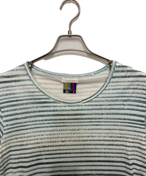 FACETASM（ファセッタズム）FACETASM (ファセッタズム) ボーダーTシャツ グリーン サイズ:Ⅿの古着・服飾アイテム