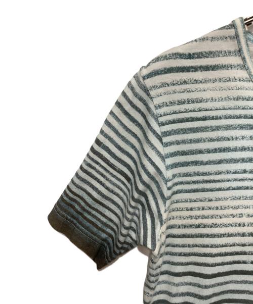 FACETASM（ファセッタズム）FACETASM (ファセッタズム) ボーダーTシャツ グリーン サイズ:Ⅿの古着・服飾アイテム