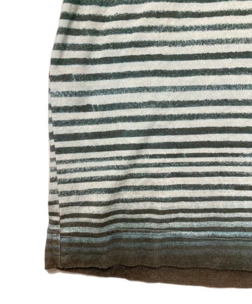 FACETASM（ファセッタズム）FACETASM (ファセッタズム) ボーダーTシャツ グリーン サイズ:Ⅿの古着・服飾アイテム